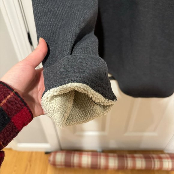 Men's Grey Waffle Fleece Henley‎ - Size XL Tall - Picture 11 of 13